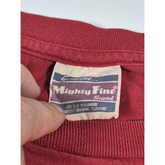 Vintage 2005 Y2K Napoleon Dynamite Red Flippin Sweet Shirt Large - Picture 4 of 5